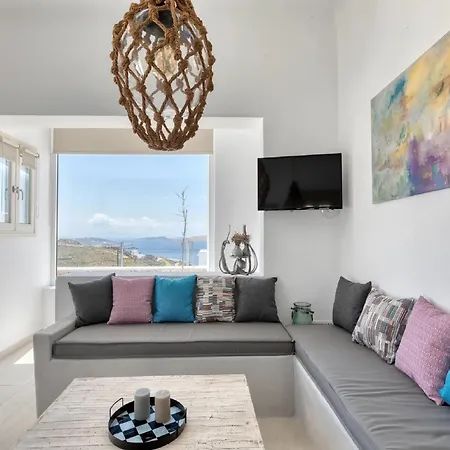 Villa Outstanding Mykonos | 5 Bedrooms | Menelaus | Private Pool With Panoramic Sea Views | Bbq | Faros *