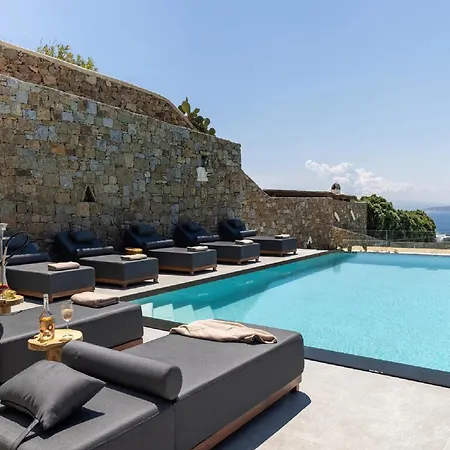 Villa Outstanding Mykonos | 5 Bedrooms | Menelaus | Private Pool With Panoramic Sea Views | Bbq | Faros Mykonos Town