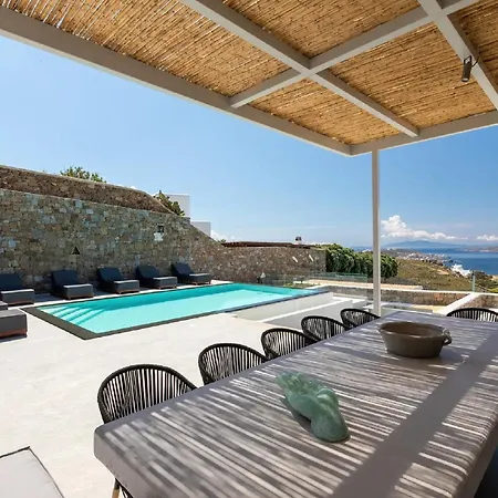 Villa Outstanding Mykonos | 5 Bedrooms | Menelaus | Private Pool With Panoramic Sea Views | Bbq | Faros